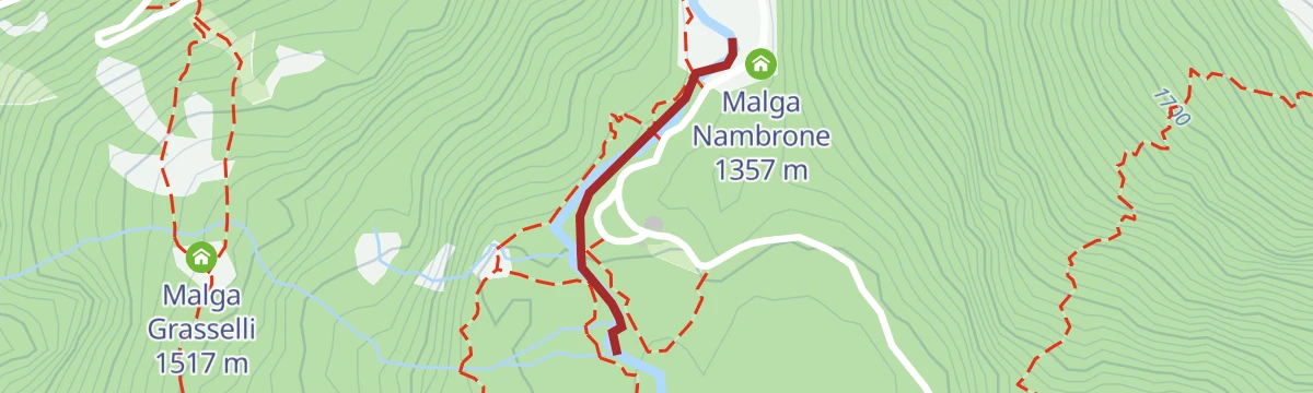 Route map: Sarca di Nambrone - Turistica A - PP12